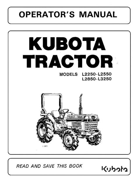 kubota l2550 service manual pdf